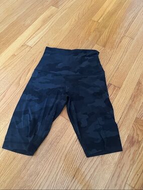 lululemon athletica Black Camo Athletic Shorts